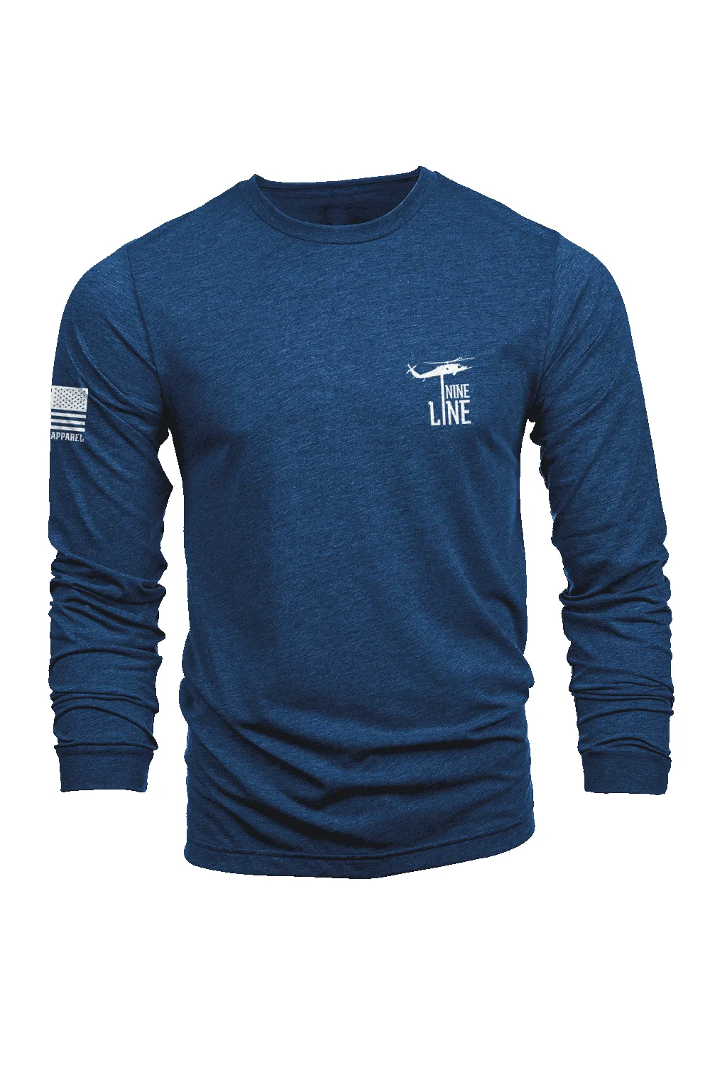 Red, White, Blue Blood - Long-Sleeve Shirt sold by Nine Line product image thumbnail 4
