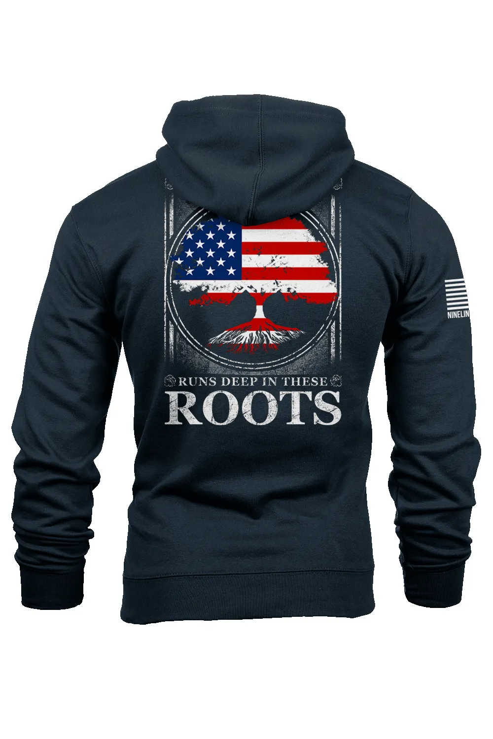 Red, White, Blue Blood - Hoodie sold by Nine Line product image thumbnail 3