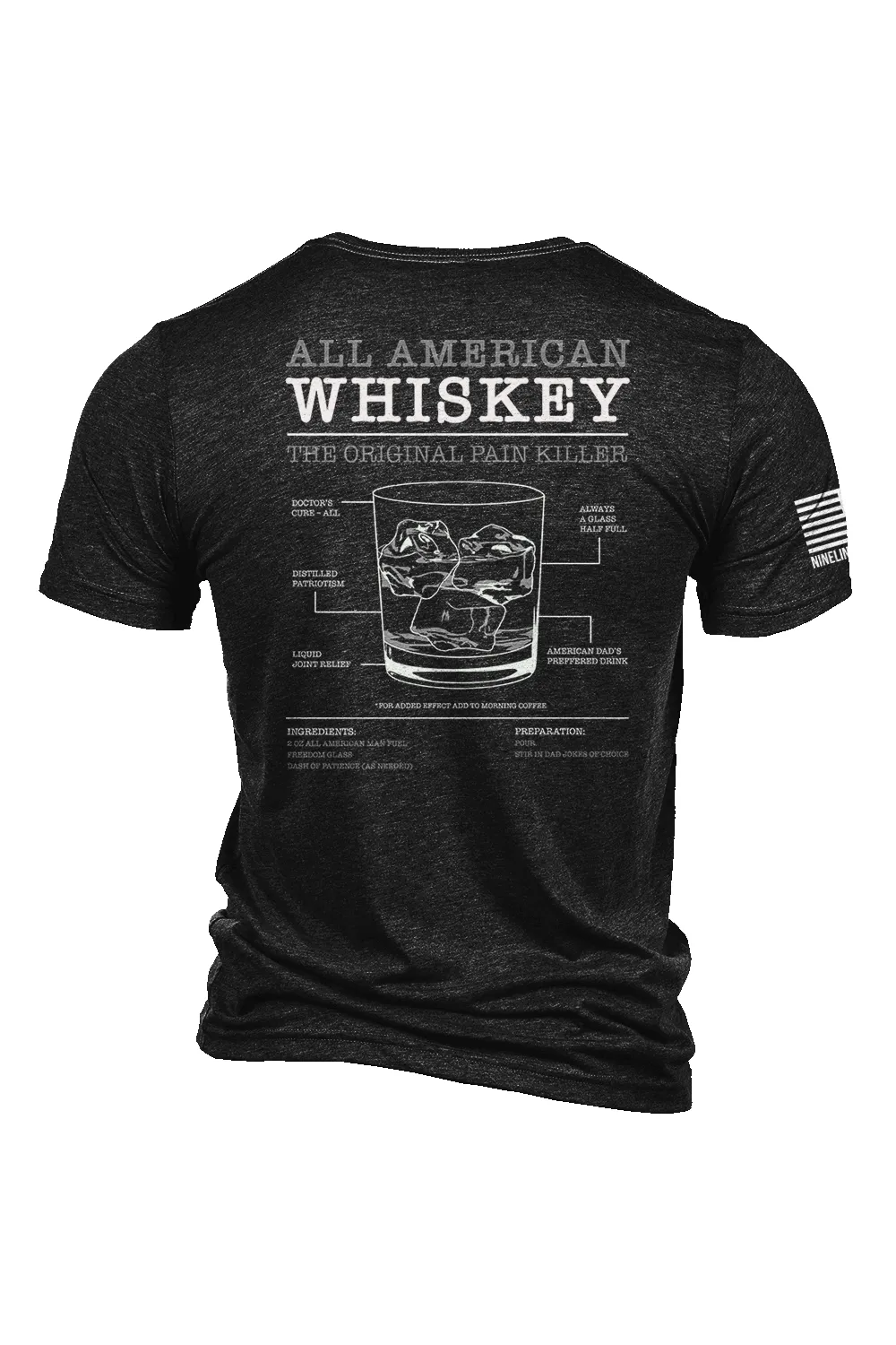 All American Whiskey - T-Shirt sold by Nine Line product image thumbnail 3
