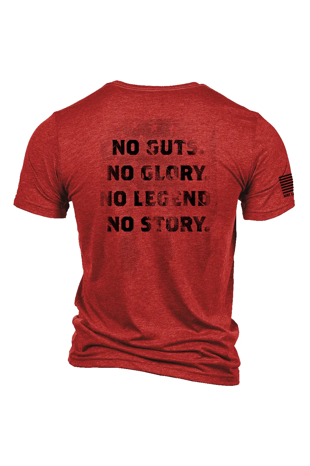 NO GUTS - T-Shirt sold by Nine Line