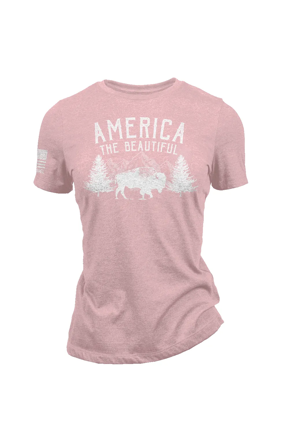 America the Beautiful - Women's T-Shirt sold by Nine Line