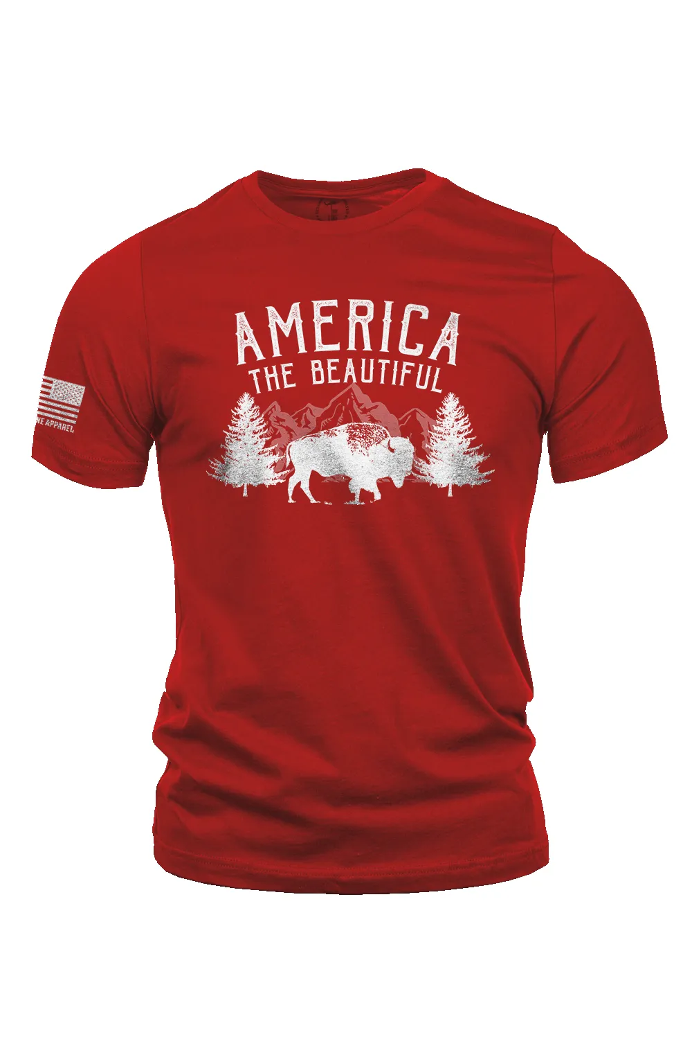 America the Beatiful - T-Shirt sold by Nine Line