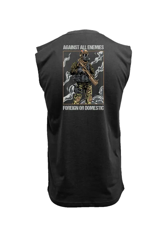 All Enemies - Rex - Men's Muscle Tank Top sold by Nine Line