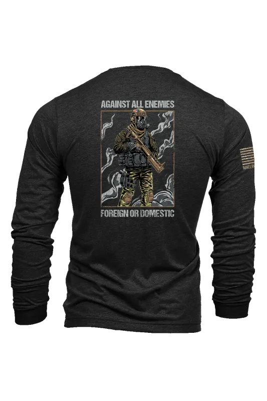 All Enemies - Rex - Long-Sleeve Shirt sold by Nine Line