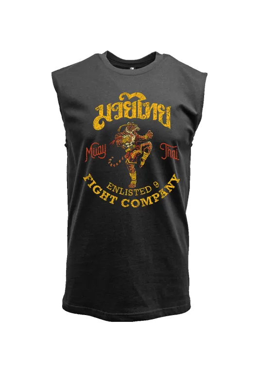 Muay Thai Shirt - E9 - Men's Muscle Tank Top sold by Nine Line