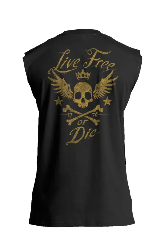 Live Free - Men's Muscle Tank Top sold by Nine Line