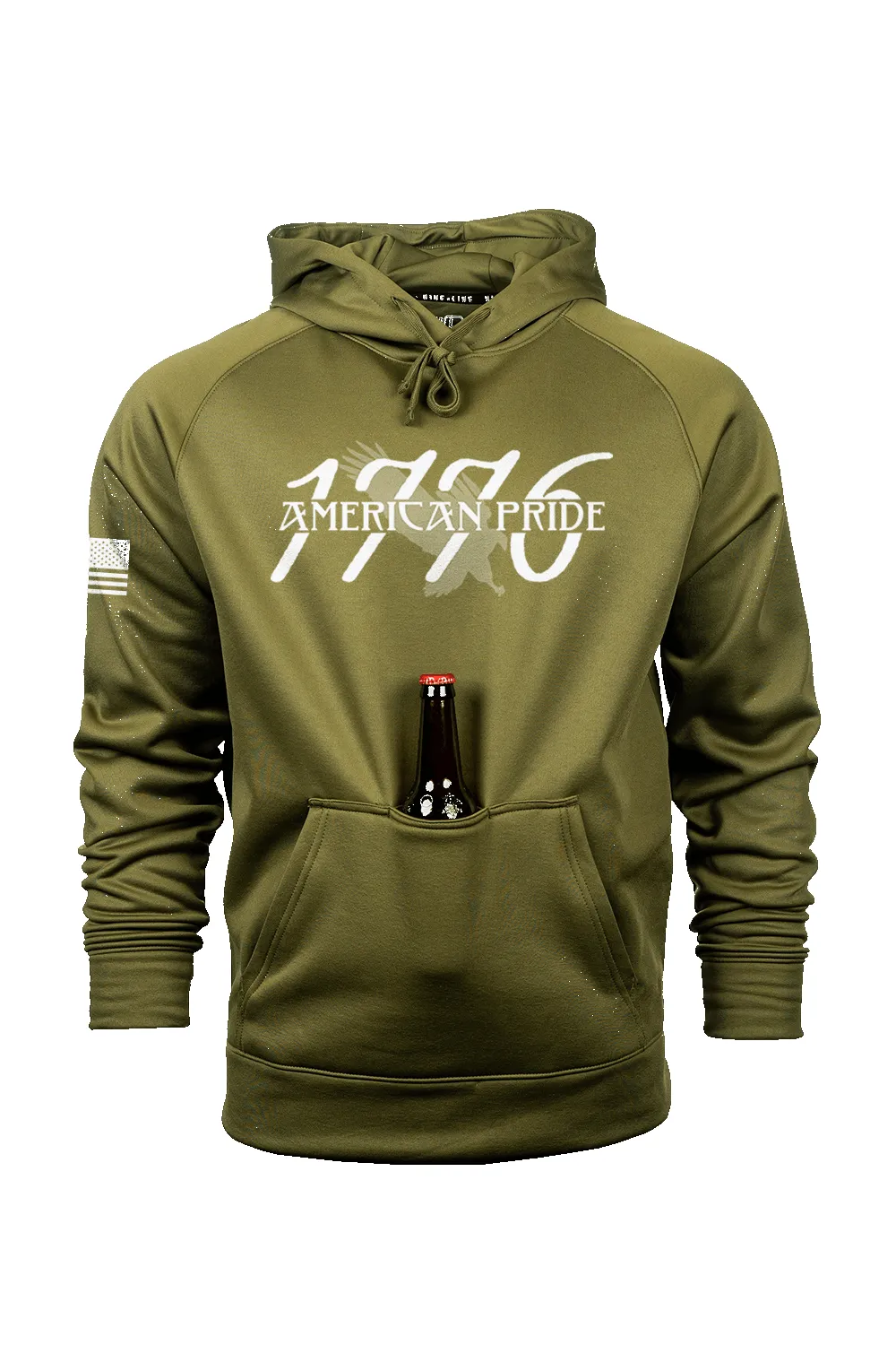 American Pride - Raglan Tailgater Hoodie sold by Nine Line product image thumbnail 3