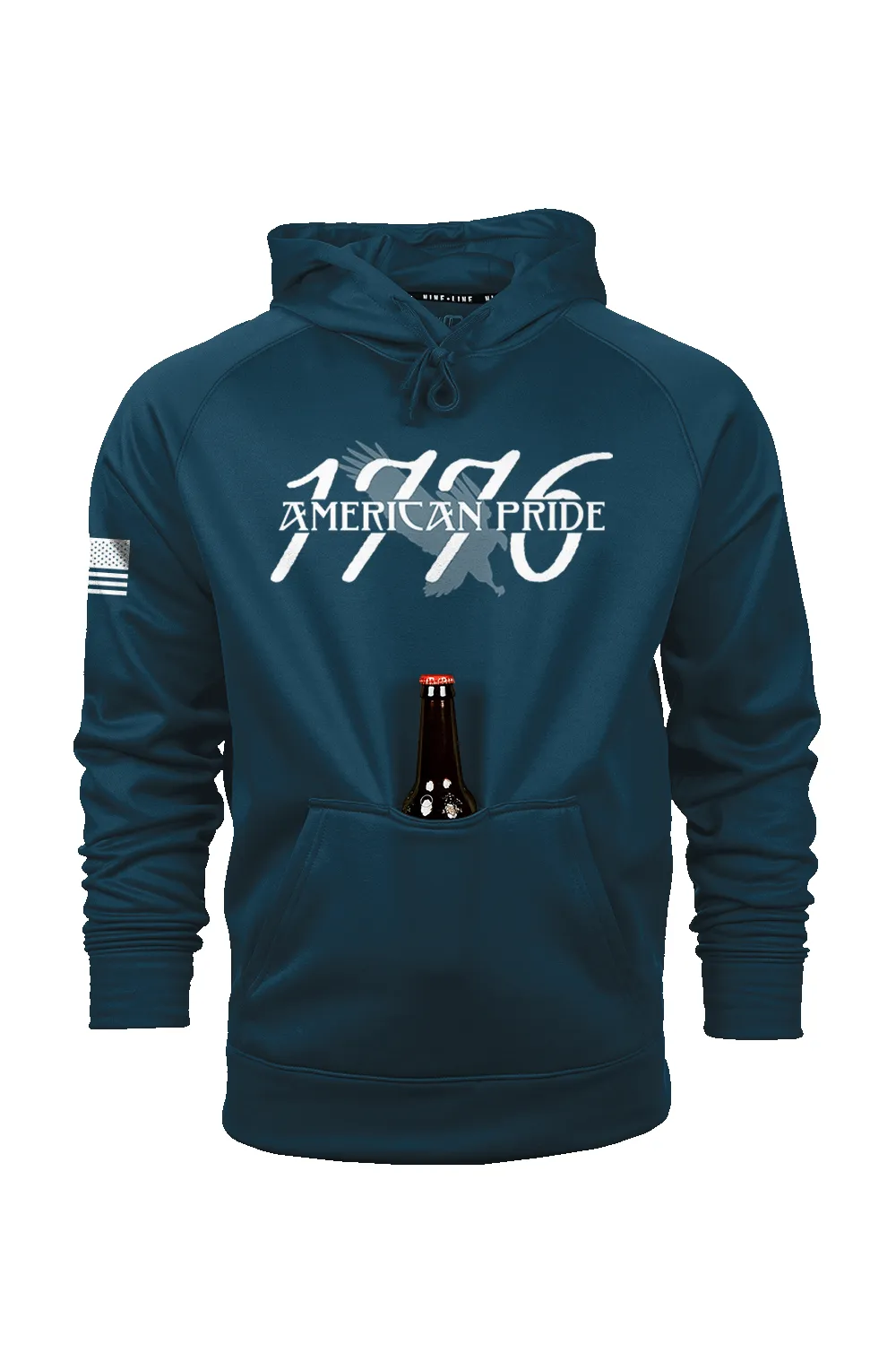 American Pride - Raglan Tailgater Hoodie sold by Nine Line product image thumbnail 2