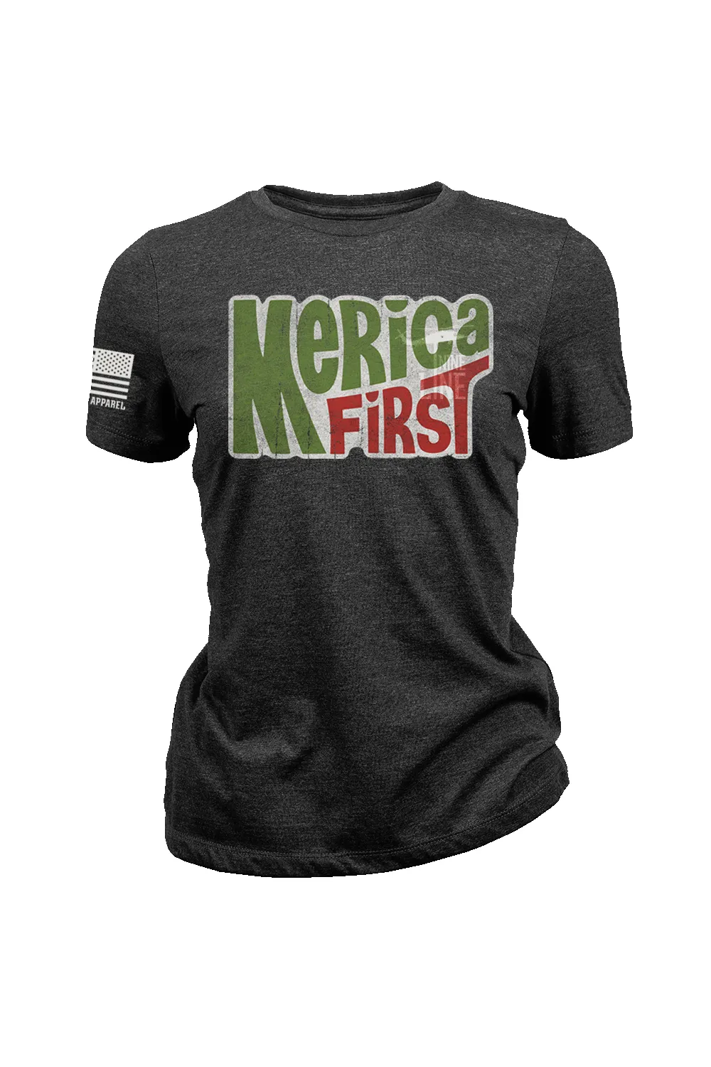 Merica First - Women's T-Shirt sold by Nine Line