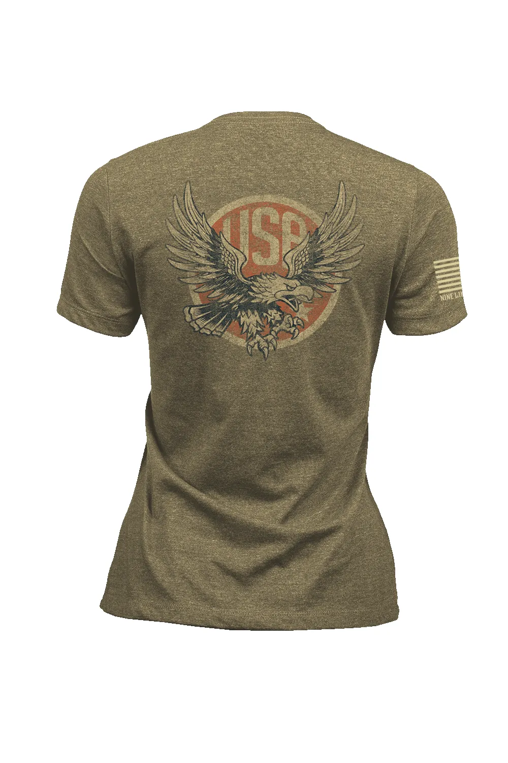 USA badge - Women's T-Shirt sold by Nine Line product image thumbnail 3