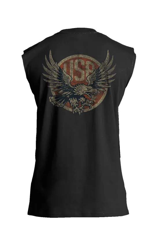 USA badge - Men's Muscle Tank Top sold by Nine Line