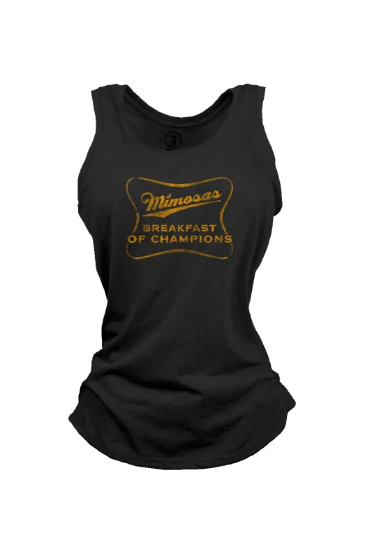 Mimosa - Women's Racerback Tank sold by Nine Line