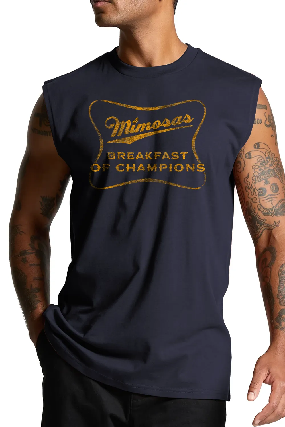 Mimosa - Men's Muscle Tank Top sold by Nine Line product image thumbnail 2