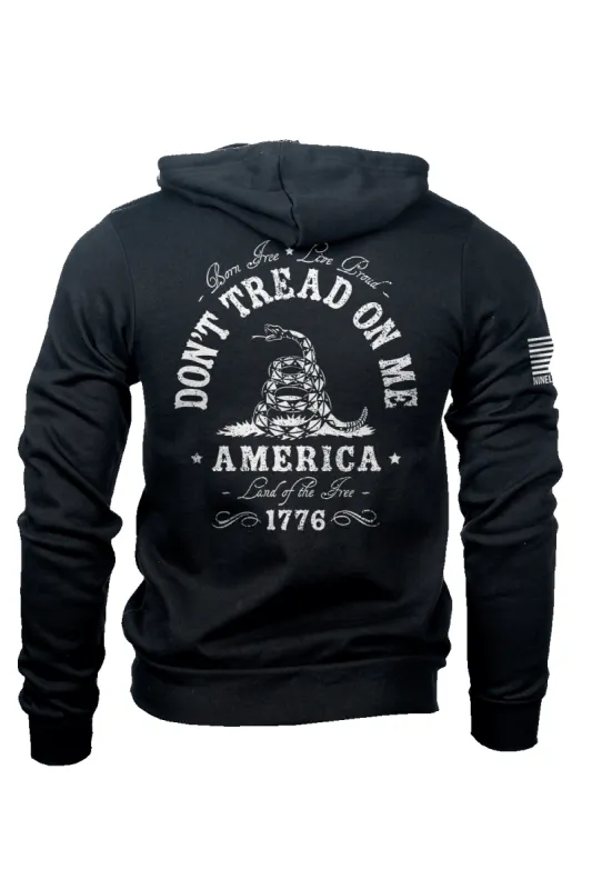 Don't Tread on Me - Men's Full-Zip Hoodie sold by Nine Line