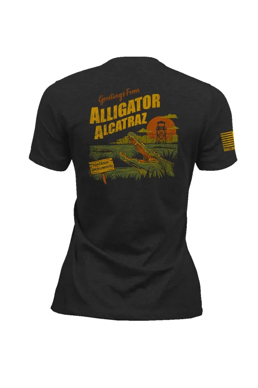 Alligator Alcatraz - Women's T-Shirt sold by Nine Line