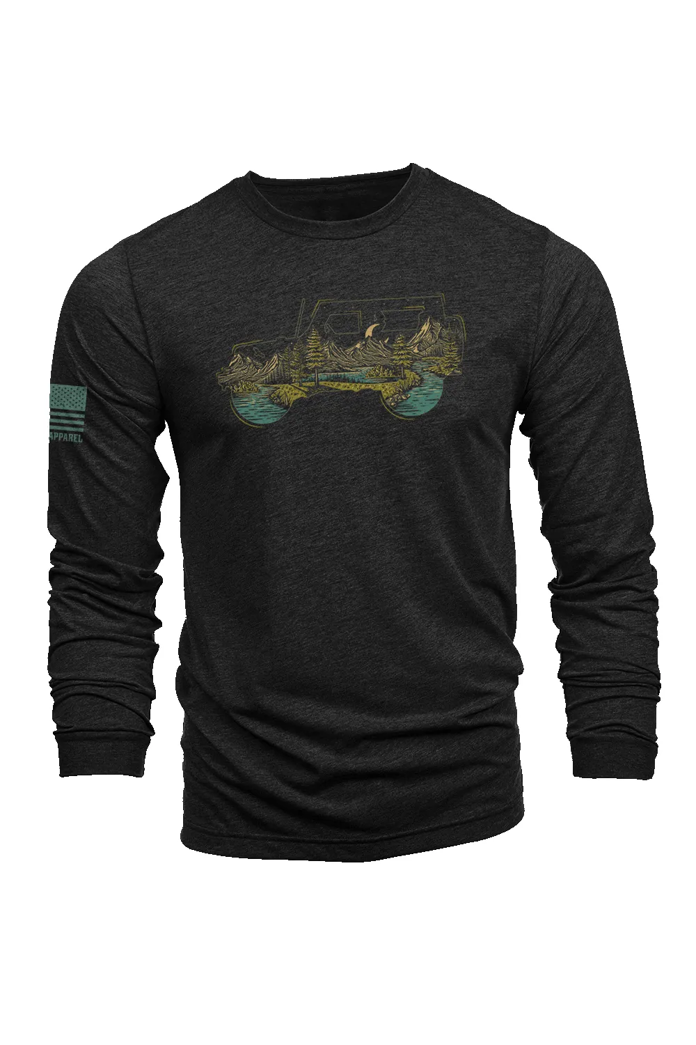 Off Roadscape - Long-Sleeve Shirt sold by Nine Line