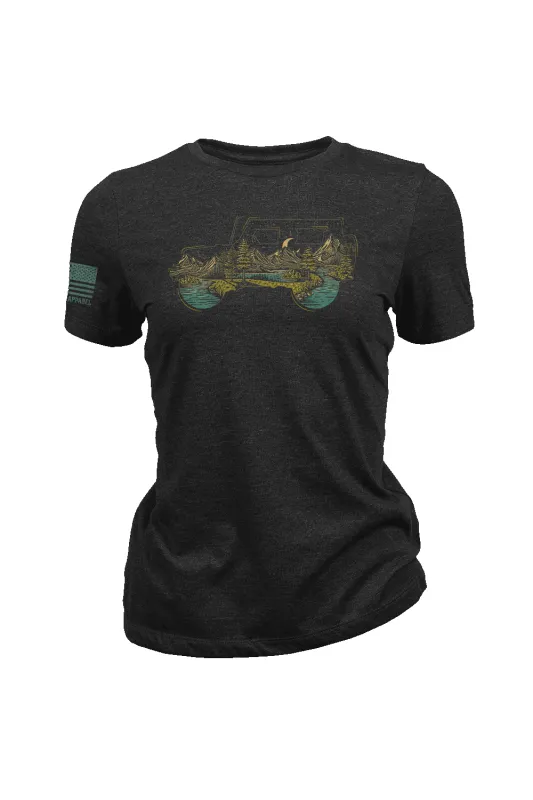 Off Roadscape - Women's T-Shirt sold by Nine Line