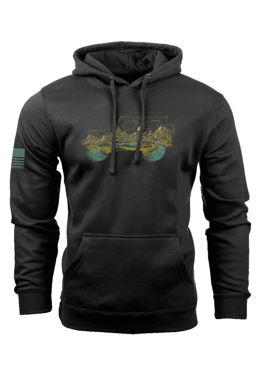 Off Roadscape - Hoodie sold by Nine Line