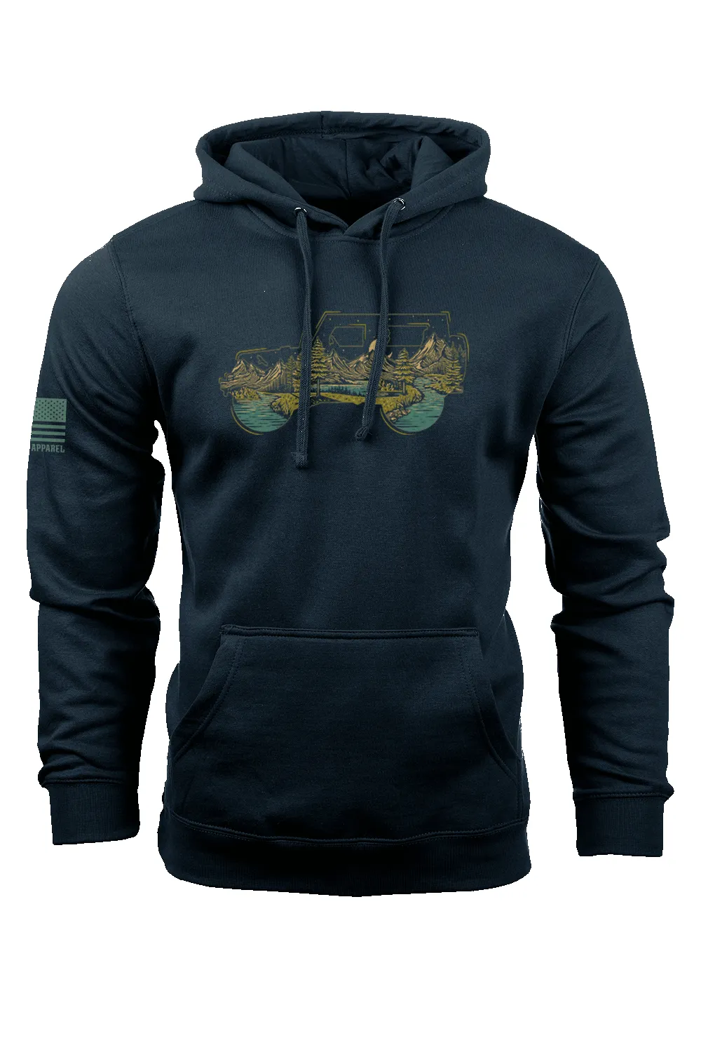 Off Roadscape - Hoodie sold by Nine Line product image thumbnail 3