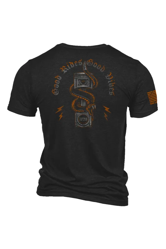 Piston Snake - T-Shirt sold by Nine Line