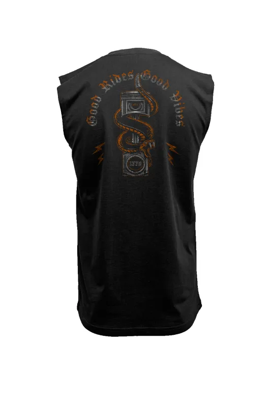 Piston Snake - Men's Muscle Tank Top sold by Nine Line