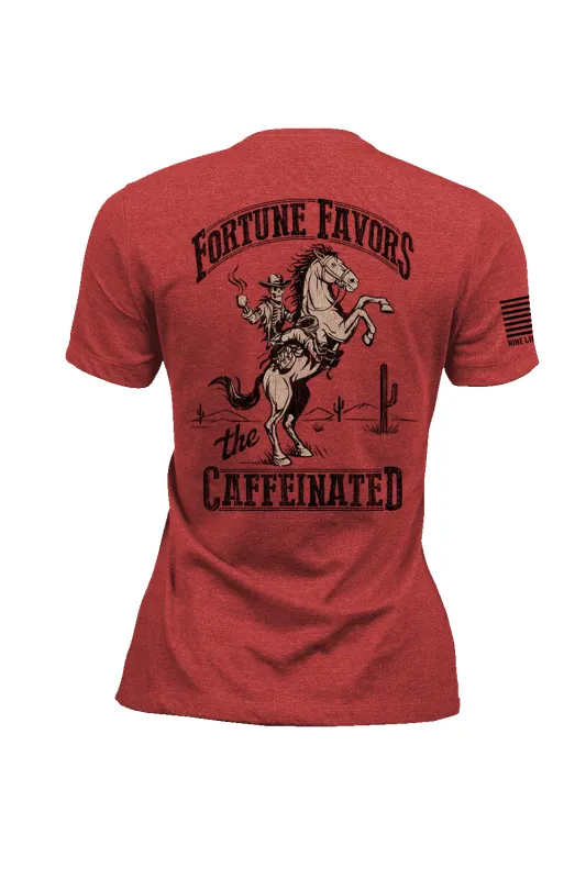 Caffeinated - Women's T-Shirt sold by Nine Line