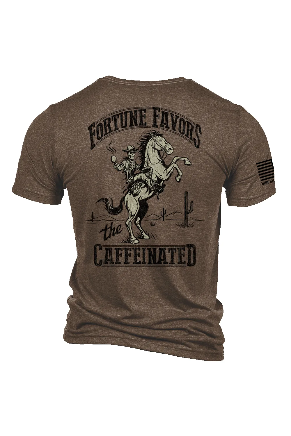 Caffeinated - T-Shirt sold by Nine Line product image thumbnail 5