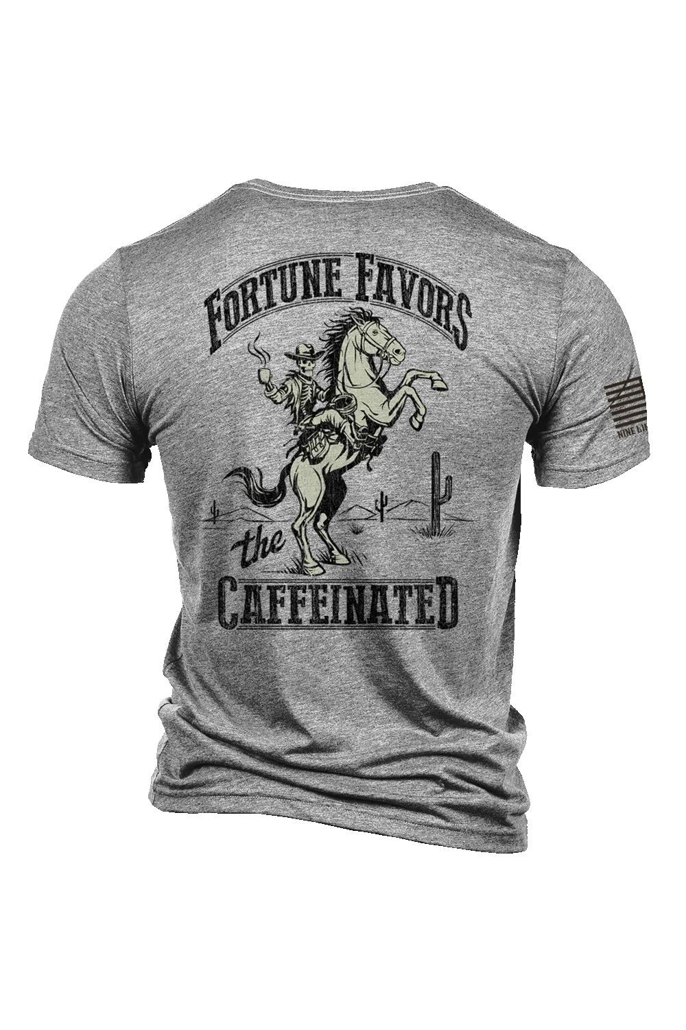 Caffeinated - T-Shirt sold by Nine Line product image thumbnail 3