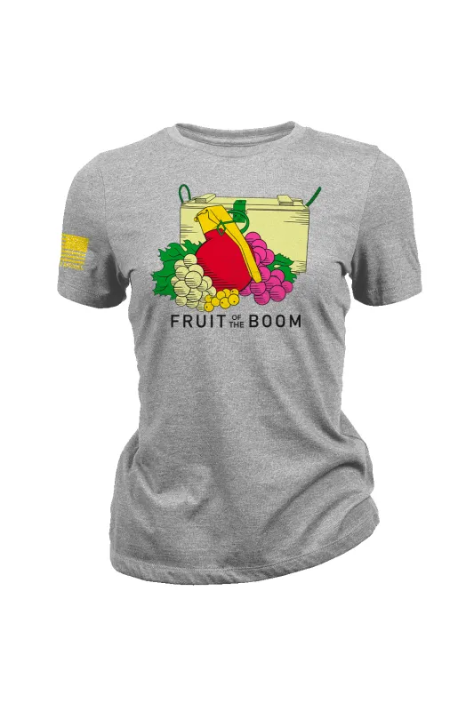 Fruits of the BOOM - Women's T-Shirt sold by Nine Line