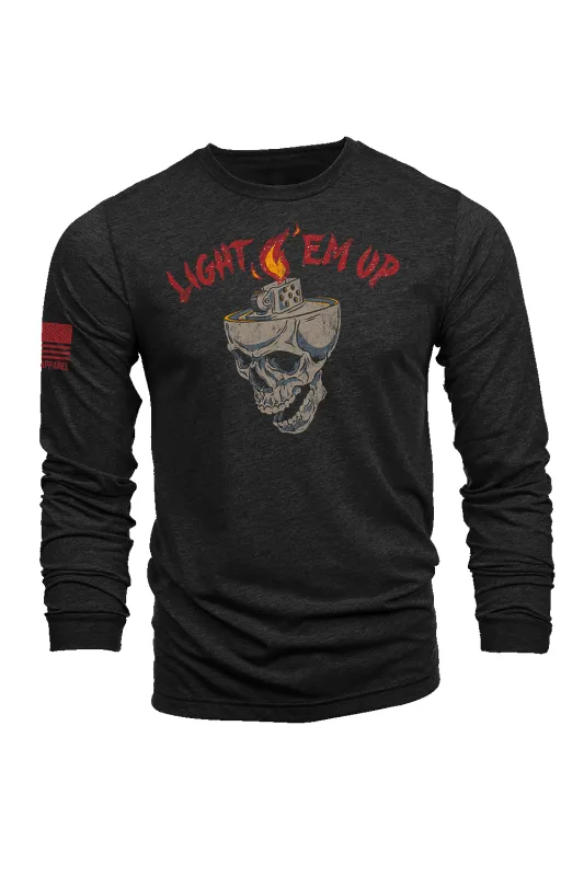 Light 'Em Up - Long-Sleeve Shirt sold by Nine Line