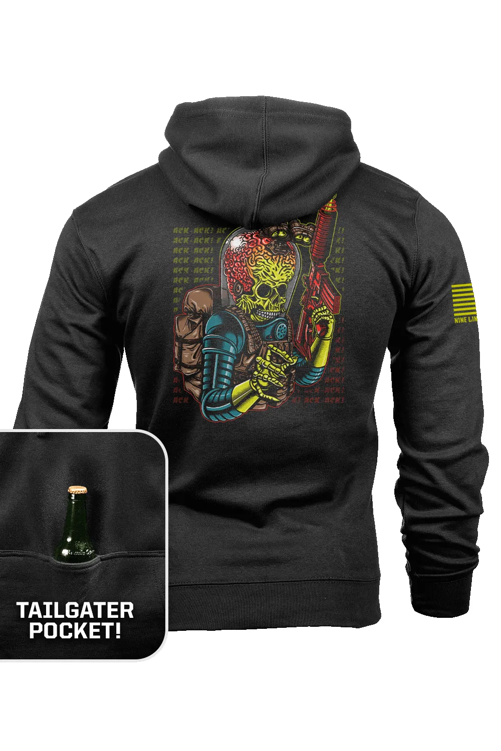 Tactical Ack - Ack! - Tailgater Hoodie sold by Nine Line
