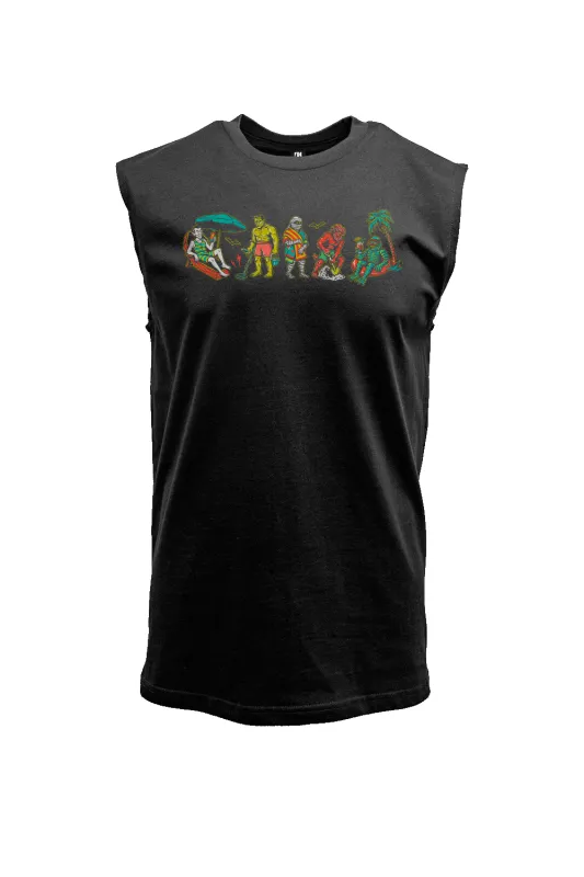 Monster Beach - Men's Muscle Tank Top sold by Nine Line