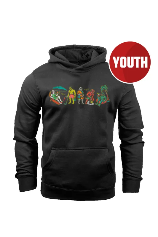 Monster Beach - Youth Hoodie sold by Nine Line