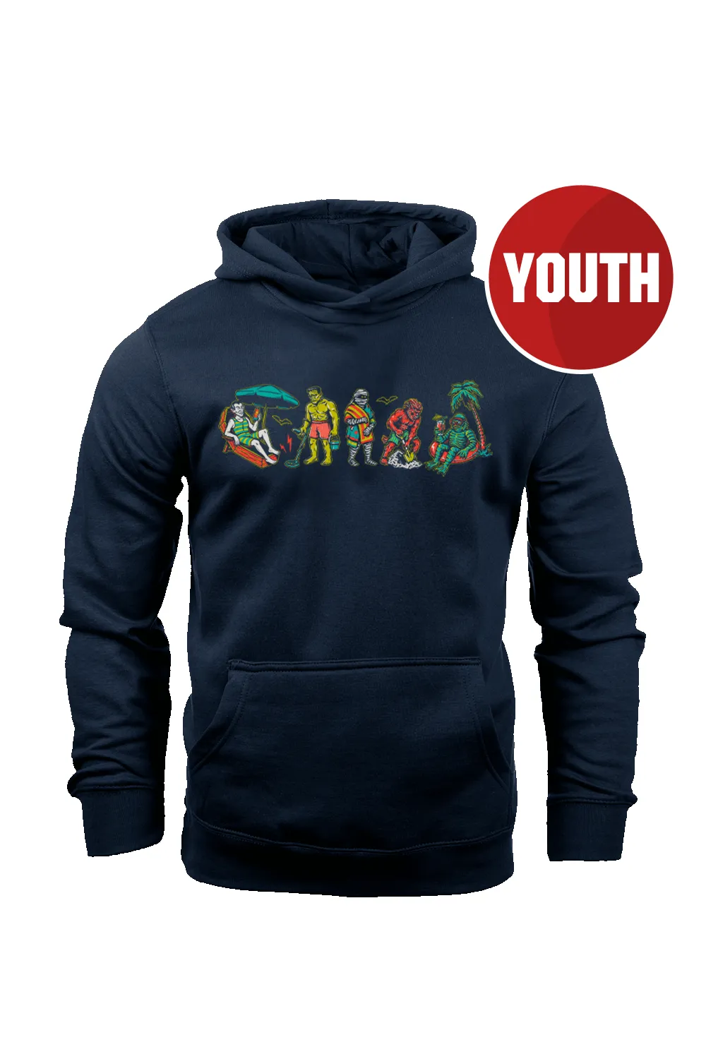 Monster Beach - Youth Hoodie sold by Nine Line product image thumbnail 3