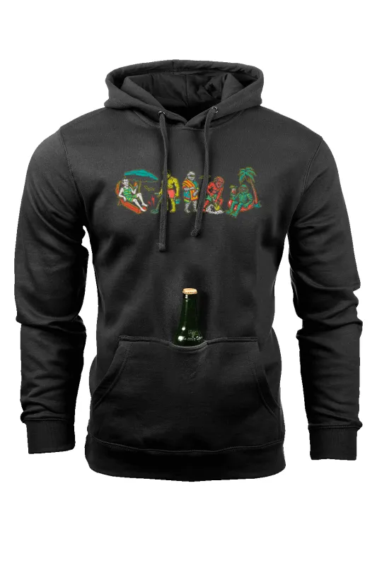Monster Beach - Tailgater Hoodie sold by Nine Line