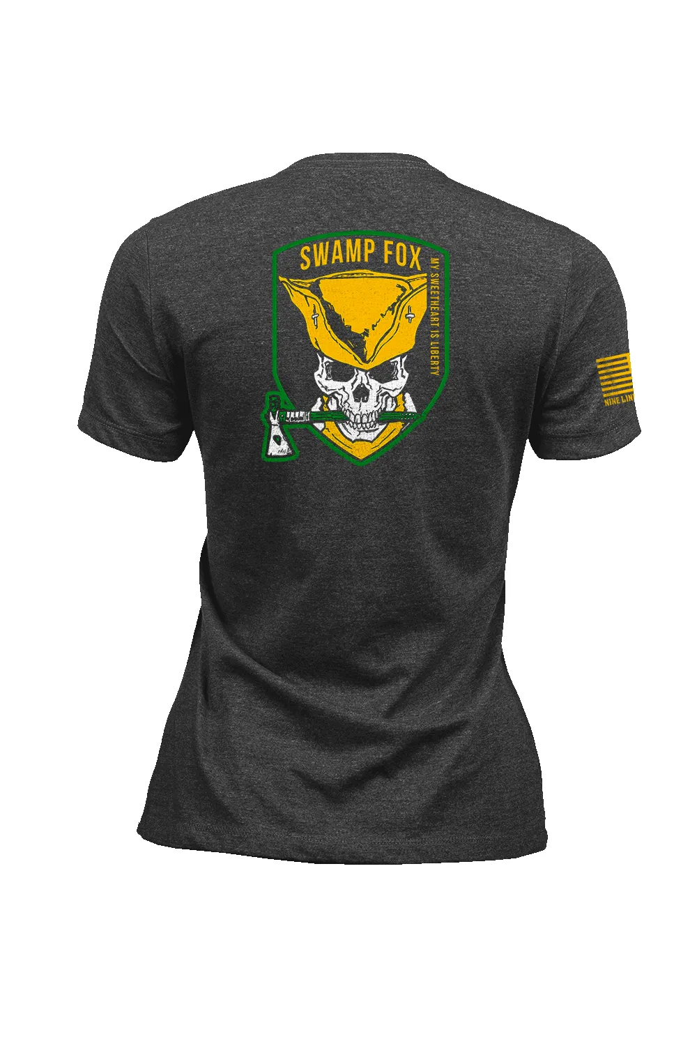 Swamp Fox Patch - Women's T-Shirt sold by Nine Line