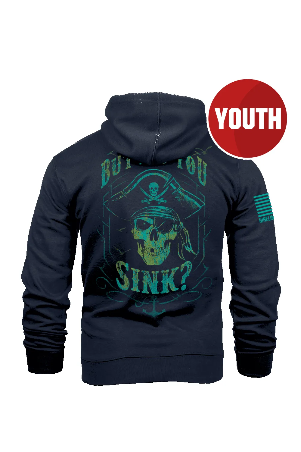 Did You Sink - Youth Hoodie sold by Nine Line product image thumbnail 3