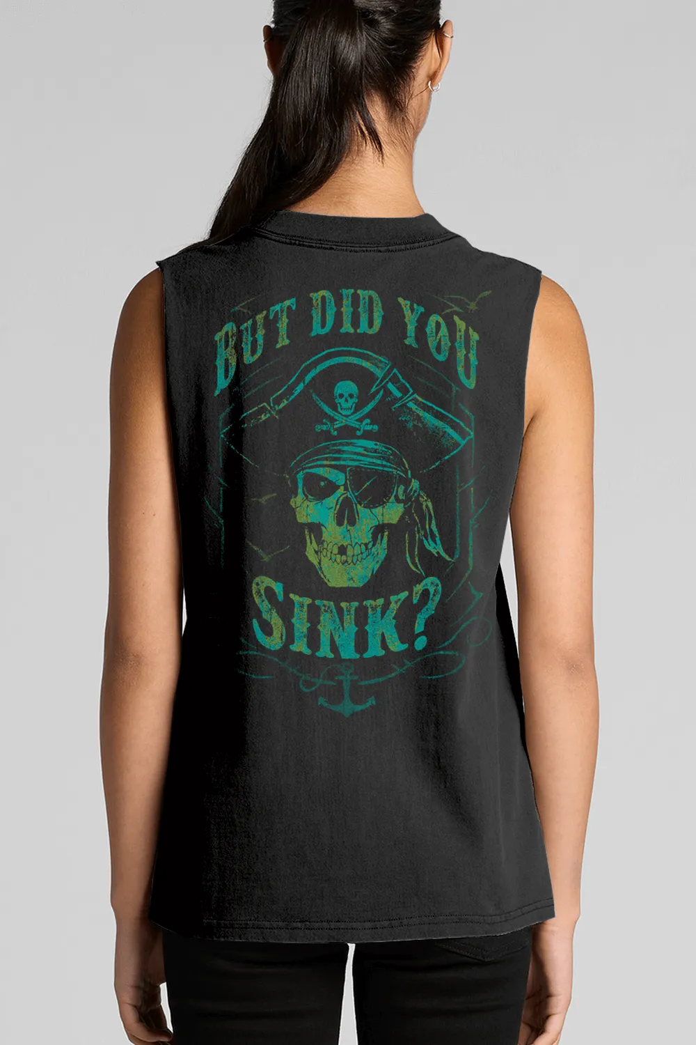 Did You Sink - Women's Boyfriend Tank Top sold by Nine Line product image thumbnail 2