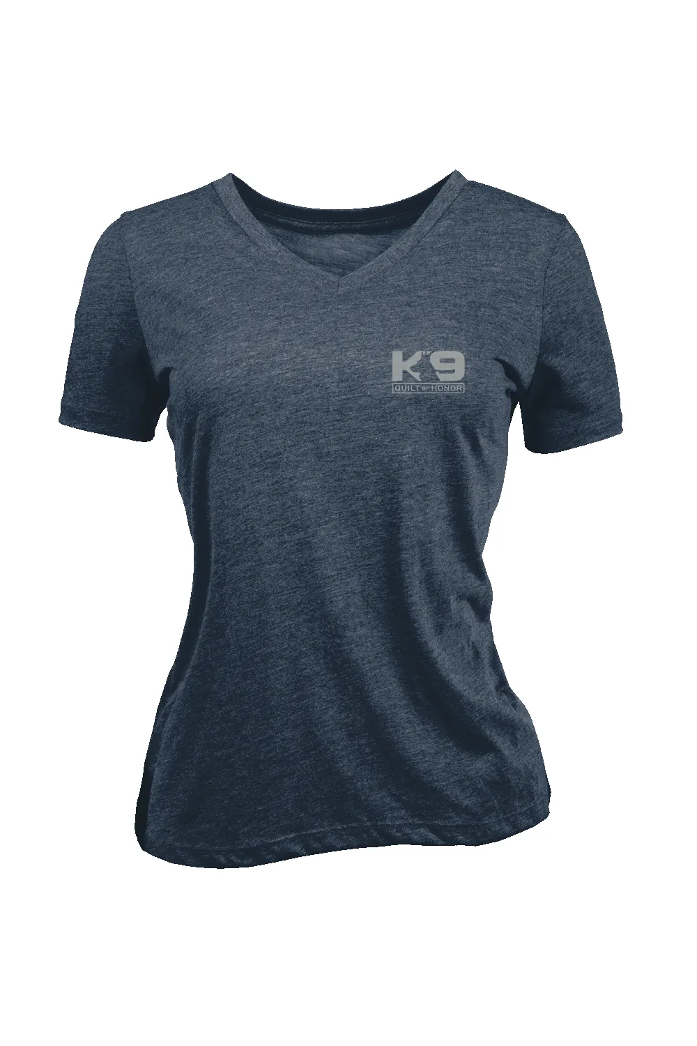 K9 Quilt of Honor - paw - Women's Relaxed Fit V-Neck Shirt sold by Nine Line product image thumbnail 4