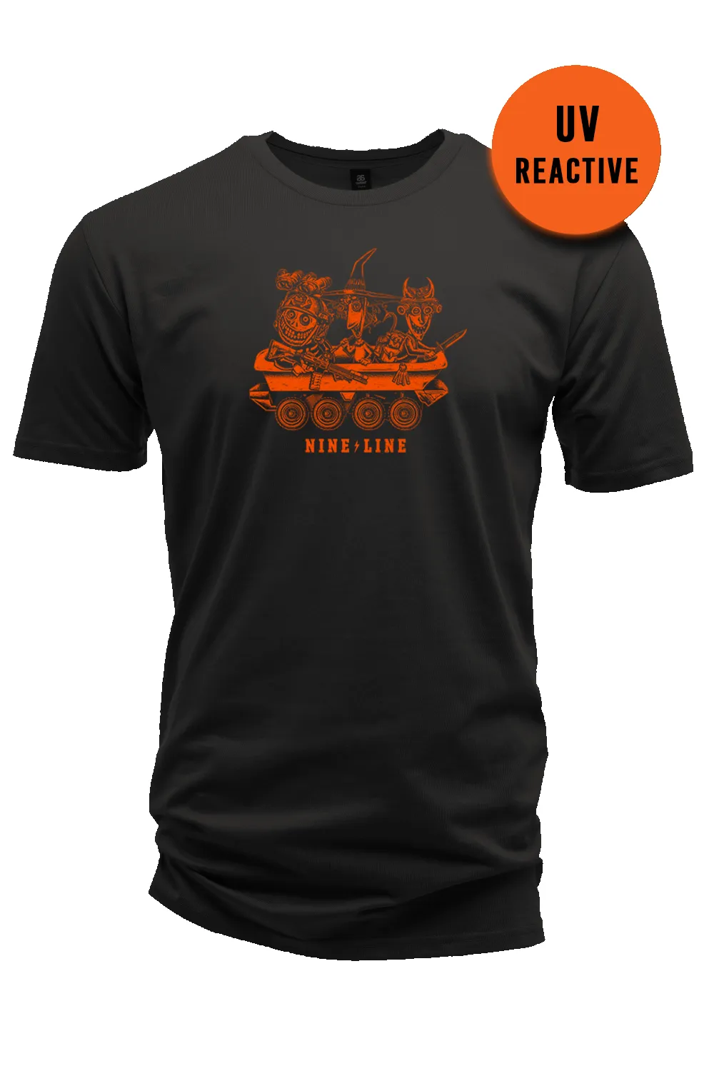 Tactical Nightmare - UV Reactive Cotton T-shirt sold by Nine Line