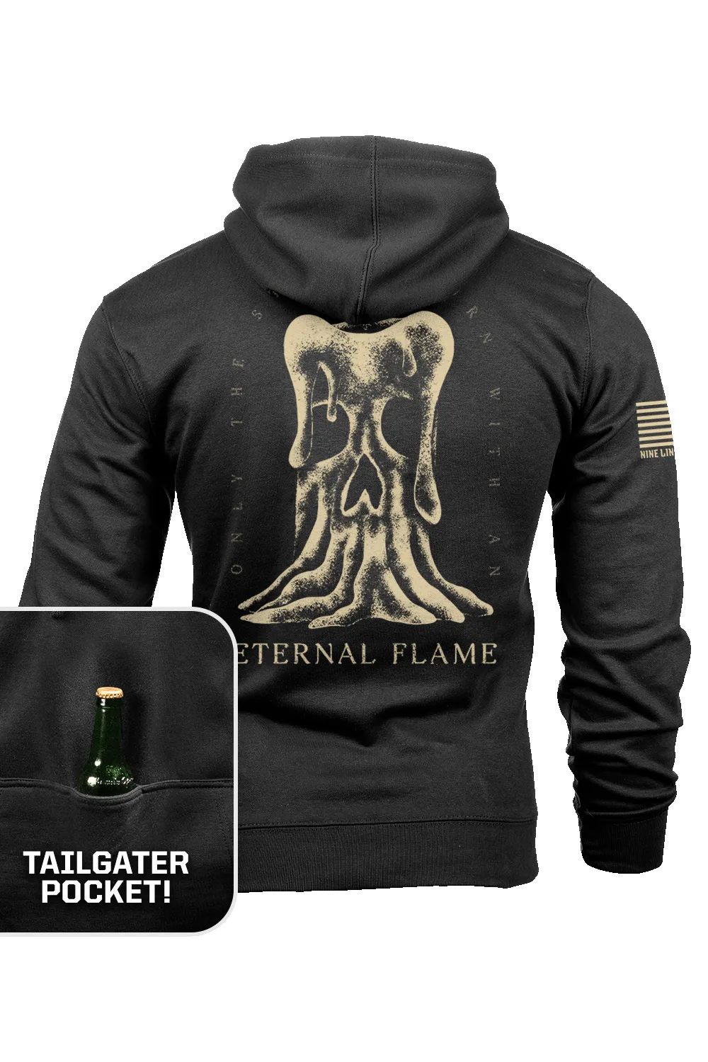Eternal Flame - Tailgater Hoodie sold by Nine Line
