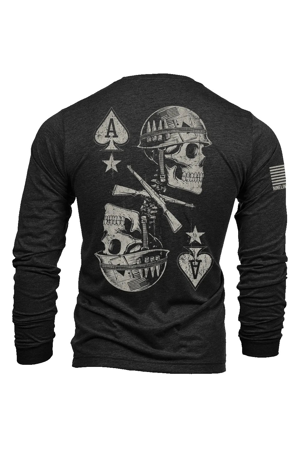 Ace of Spades - Long-Sleeve Shirt sold by Nine Line