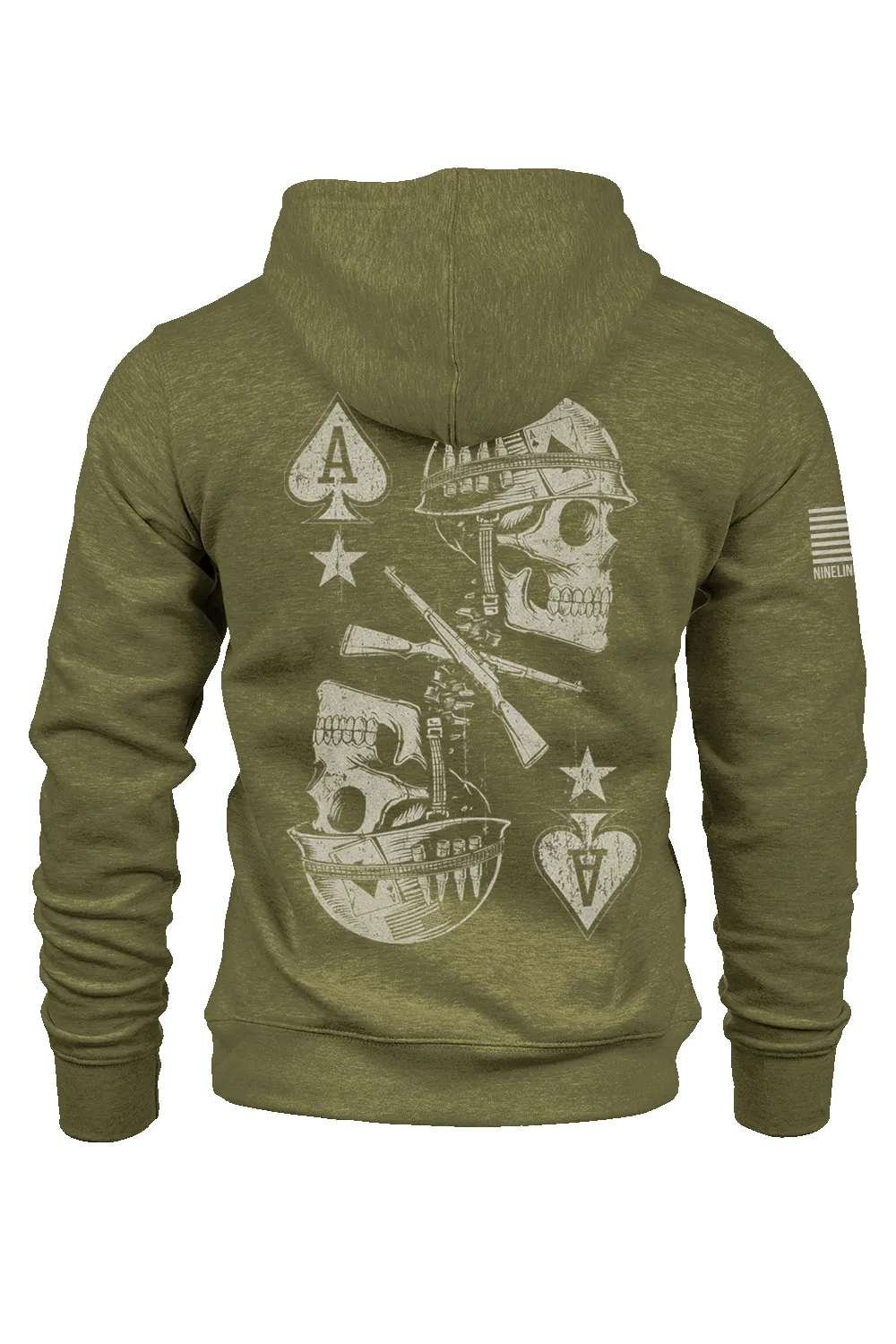 Ace of Spades - Hoodie sold by Nine Line product image thumbnail 3