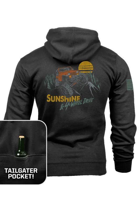 Wrangled Sole - Sunshine - Tailgater Hoodie sold by Nine Line