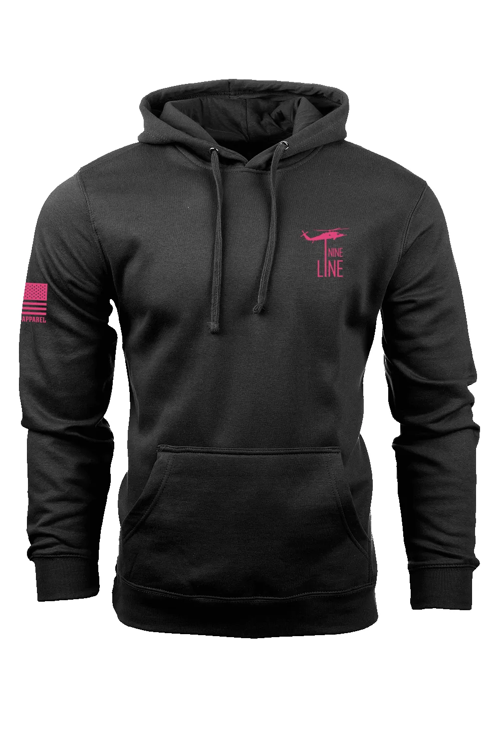 Breast Cancer Ribbon Flag 2025 - Hoodie sold by Nine Line product image thumbnail 2