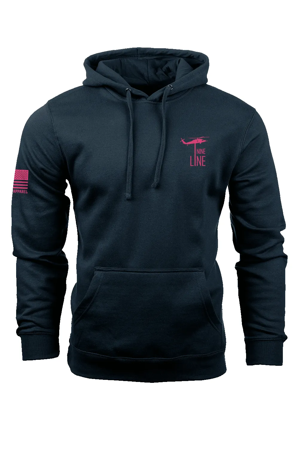 Breast Cancer Ribbon Flag 2025 - Hoodie sold by Nine Line product image thumbnail 4