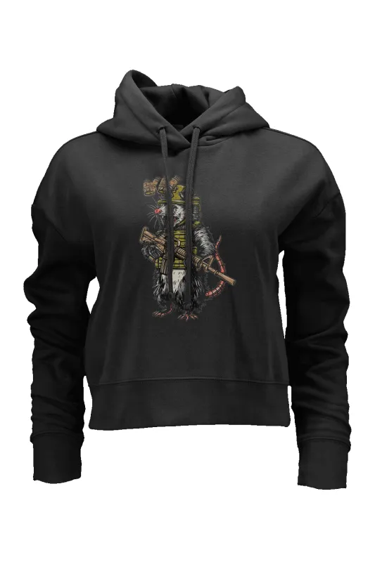 Tactical Trash Kitten - Women's Boxy Hoodie sold by Nine Line