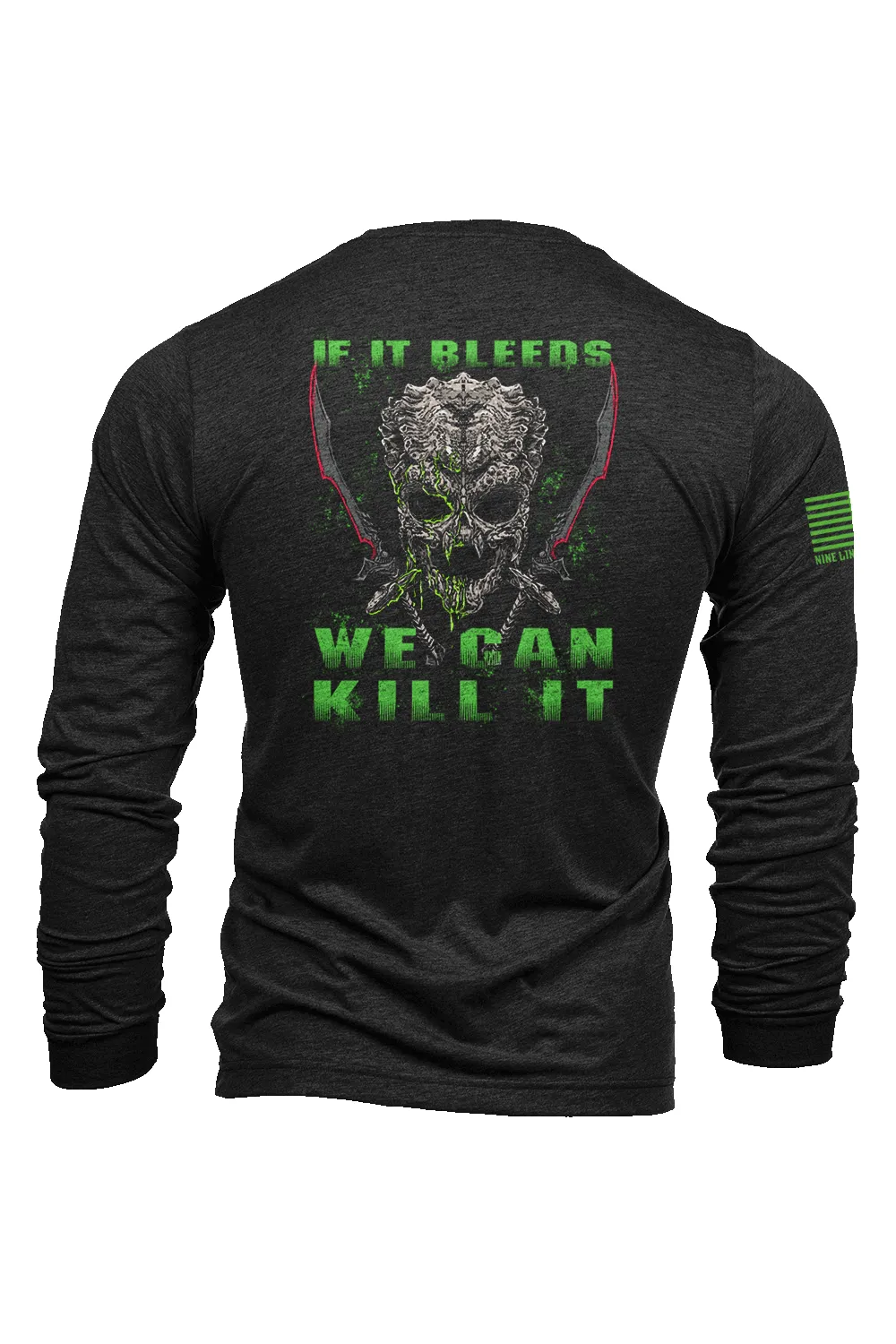 If It Bleeds - Long-Sleeve Shirt sold by Nine Line