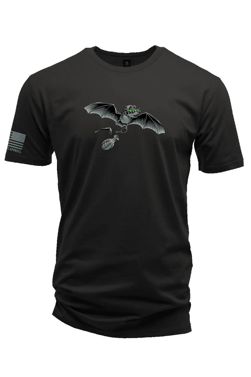 TAC BAT - Cotton T-shirt sold by Nine Line