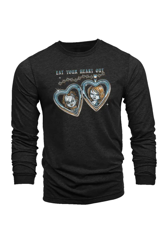 Eat Your Heart Out - Women's Long-Sleeve Shirt sold by Nine Line